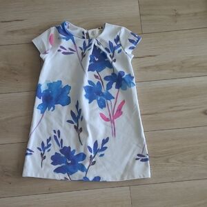 Zara Kids Dress with Blue and Pink Floral Design 5/6